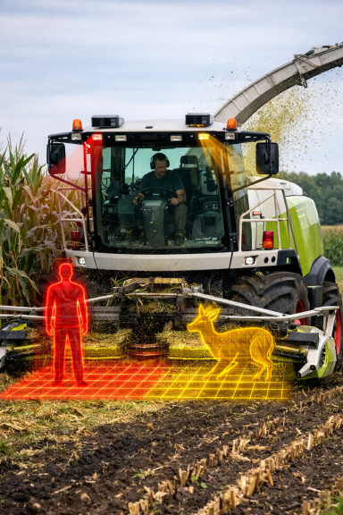 InnoHeyTech-SVALINN Sensik für Landmaschinen zur Unfallvermeidung.